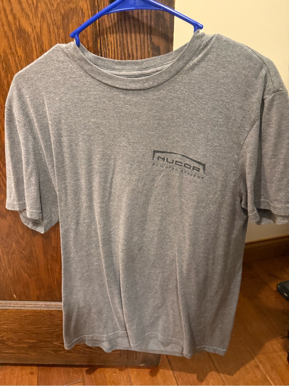 Gray Short-Sleeve Nucor Crewneck T-Shirt